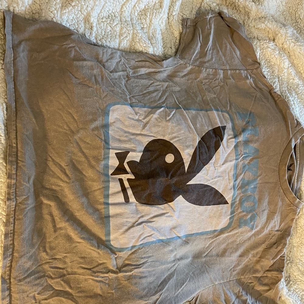 PLAYBOY Brown Graphic Tee - Short Sleeve